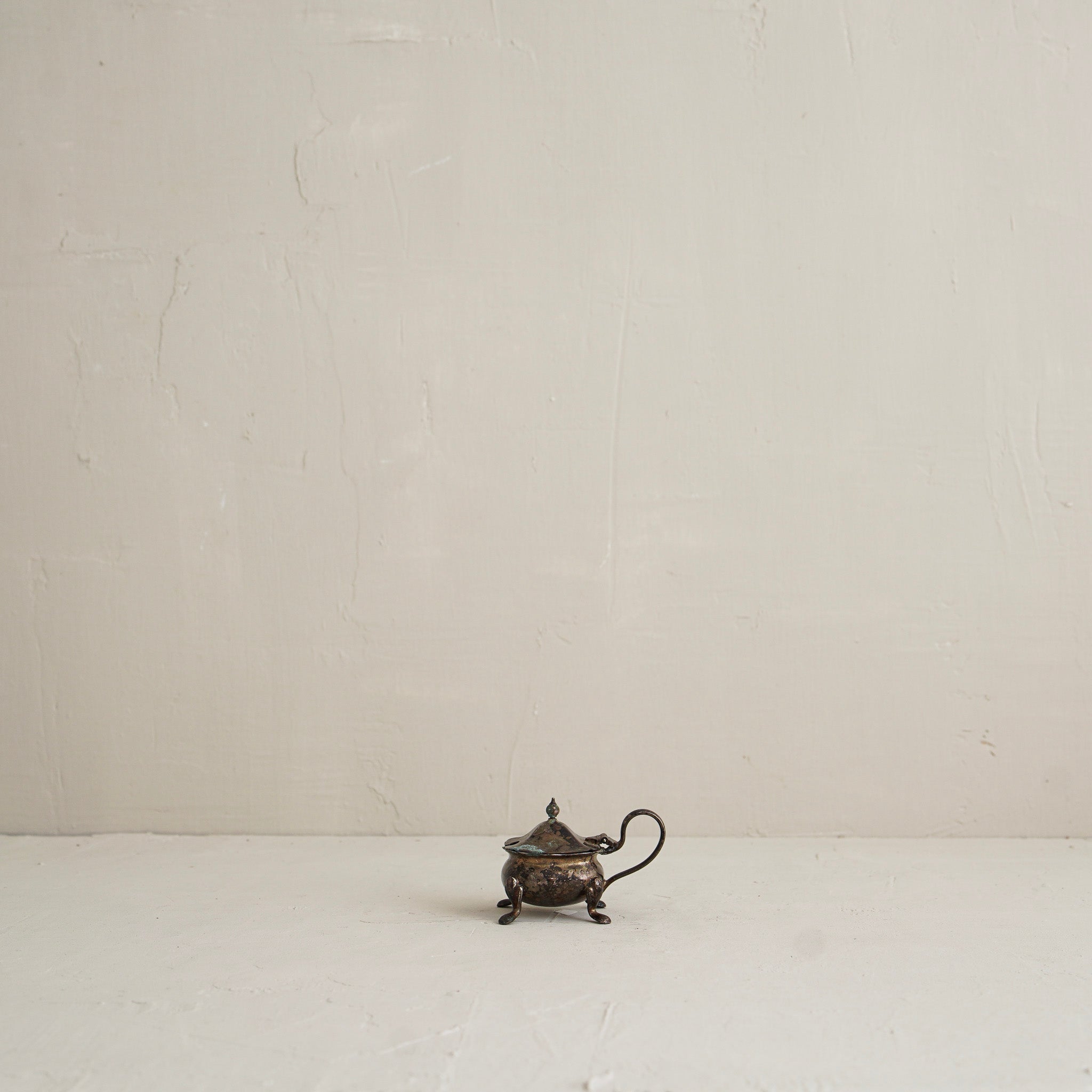 Bato Tarnished Lidded Bowl