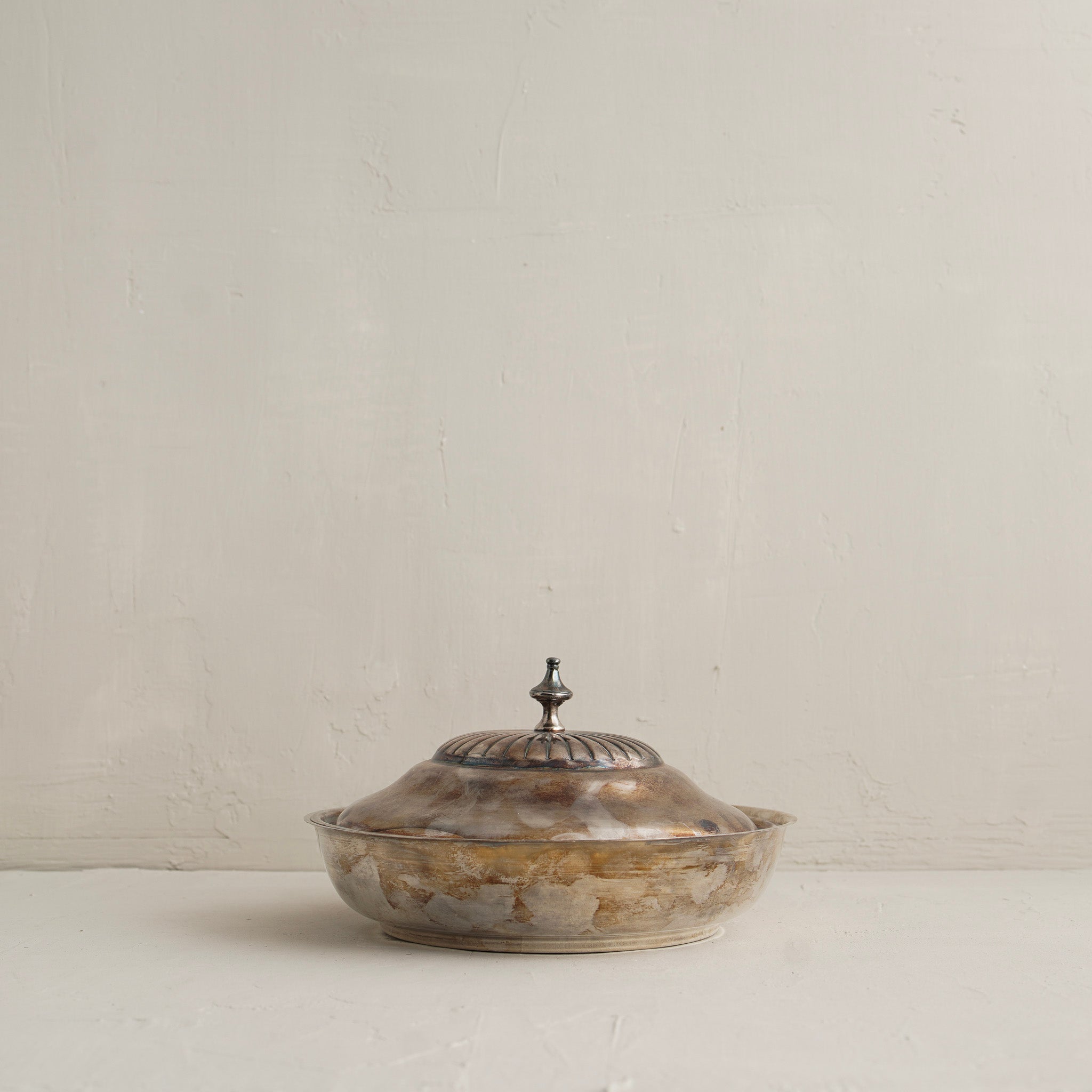 Mavo Tarnished Lidded Bowl