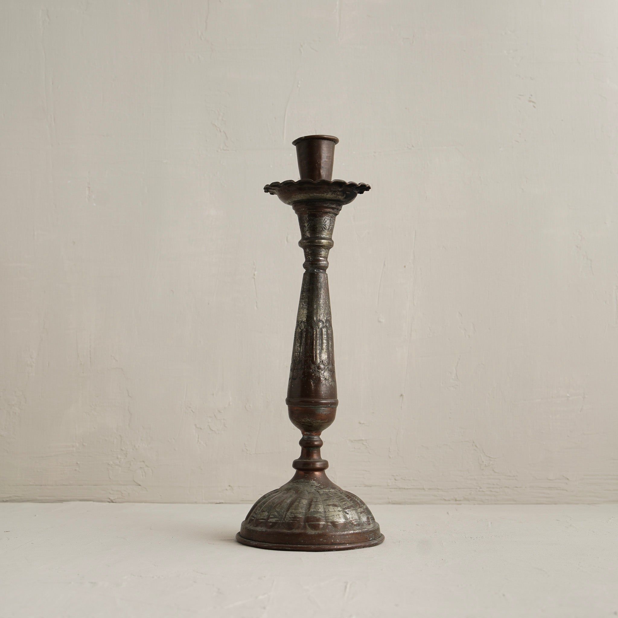Xava Tarnished Candlestick