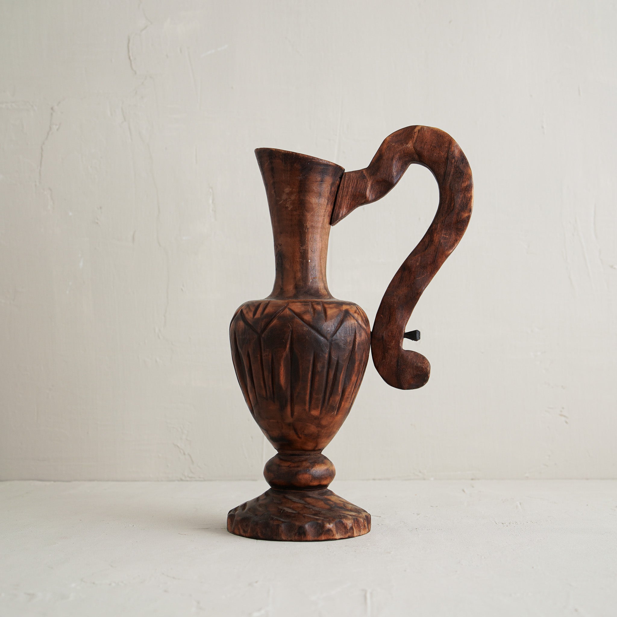 Tarenna Wood Pitcher